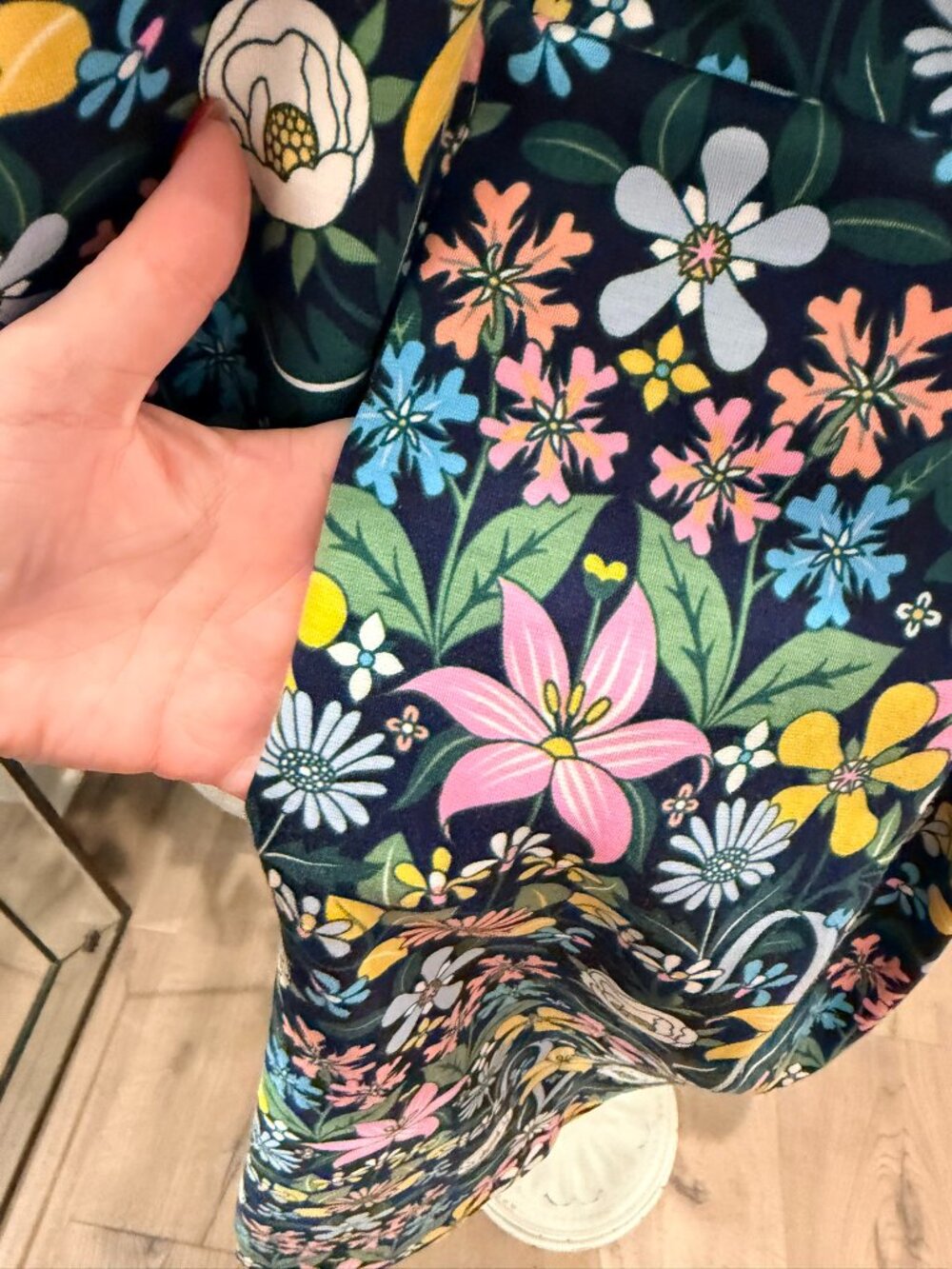 NWT Boden Jersey Floral Dress 12 - Picture 5 of 6